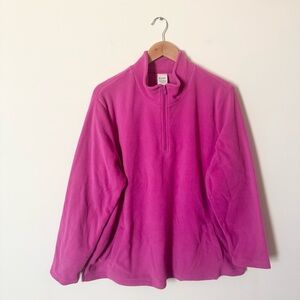 Blair Fuchsia Fleece 3/4 Zip Pullover